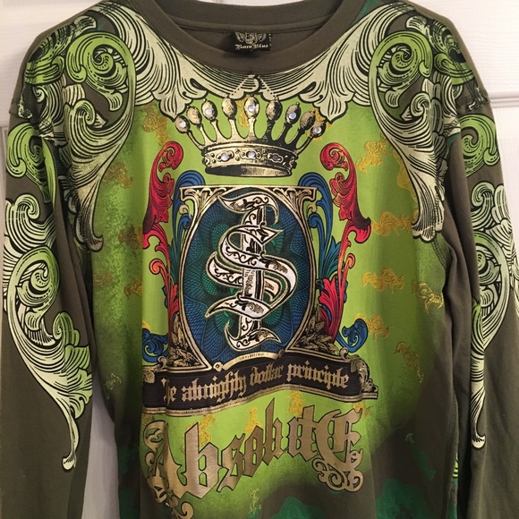 Other - Raw Blue Long sleeved tee shirt green